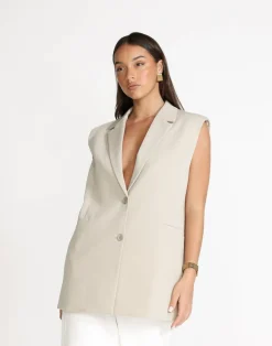Rory Vest (Beige)*CHARCOAL Best