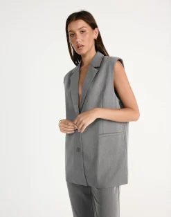 Rory Vest (Grey)*CHARCOAL CLOTHING Discount