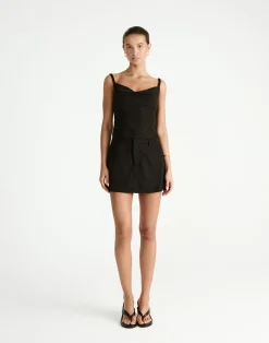 Roshan Mini Skirt (Black)*CHARCOAL Sale