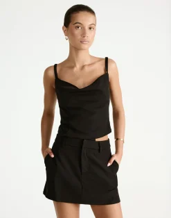 Roshan Mini Skirt (Black)*CHARCOAL Sale