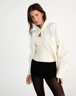 Roxanne Top (Cream)*CHARCOAL CLOTHING Fashion