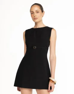 Rukaya Mini Dress (Black)*CHARCOAL New