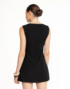 Rukaya Mini Dress (Black)*CHARCOAL New