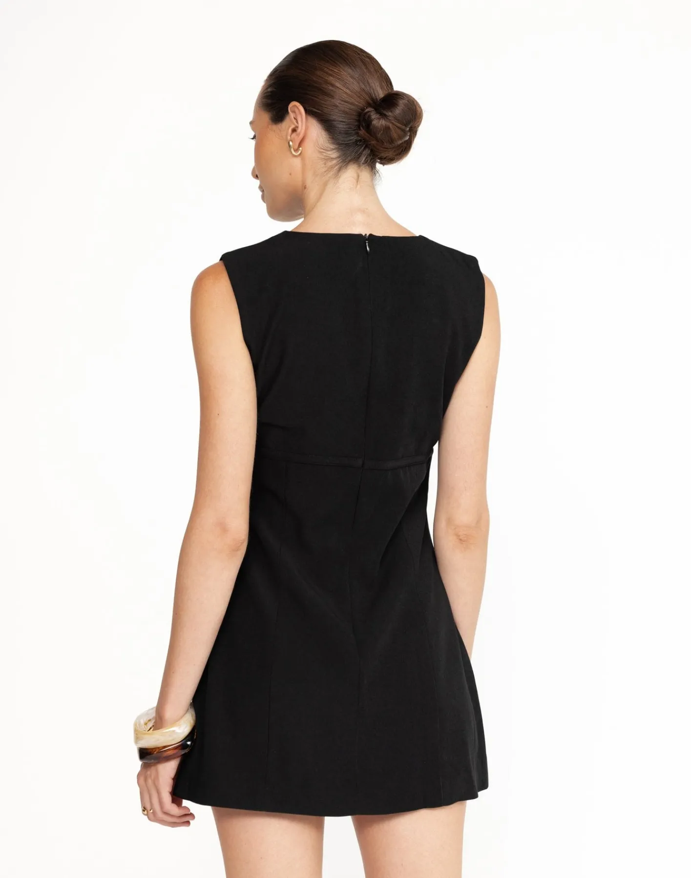Rukaya Mini Dress (Black)*CHARCOAL New