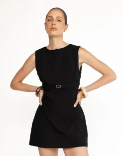 Rukaya Mini Dress (Black)*CHARCOAL New