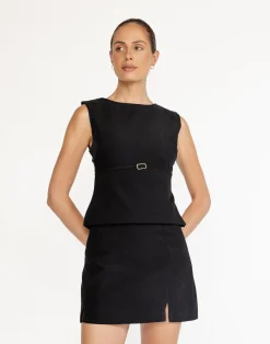 Rukaya Mini Skirt (Black)*CHARCOAL New