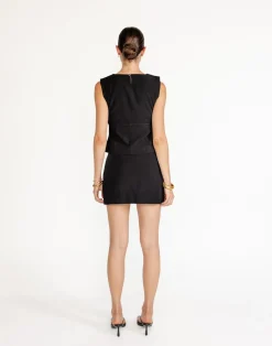 Rukaya Mini Skirt (Black)*CHARCOAL New