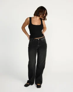 Ryan Jeans (Black Faded)*CHARCOAL CLOTHING Online