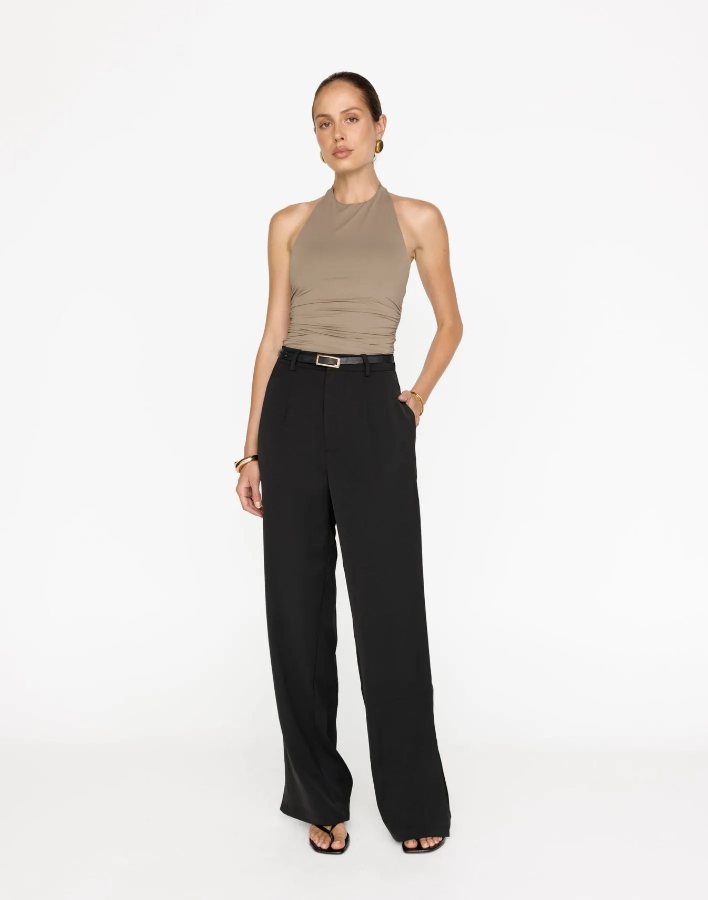 Sailing Away Pants (Black)*CHARCOAL Fashion