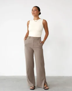 Sailing Away Pants (Mushroom)*CHARCOAL Best