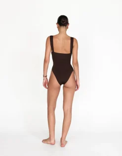 Salma One Piece (Chocolate)*CHARCOAL Outlet