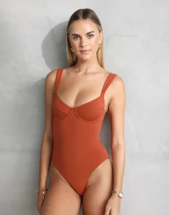 Salma One Piece (Paprika)*CHARCOAL Fashion