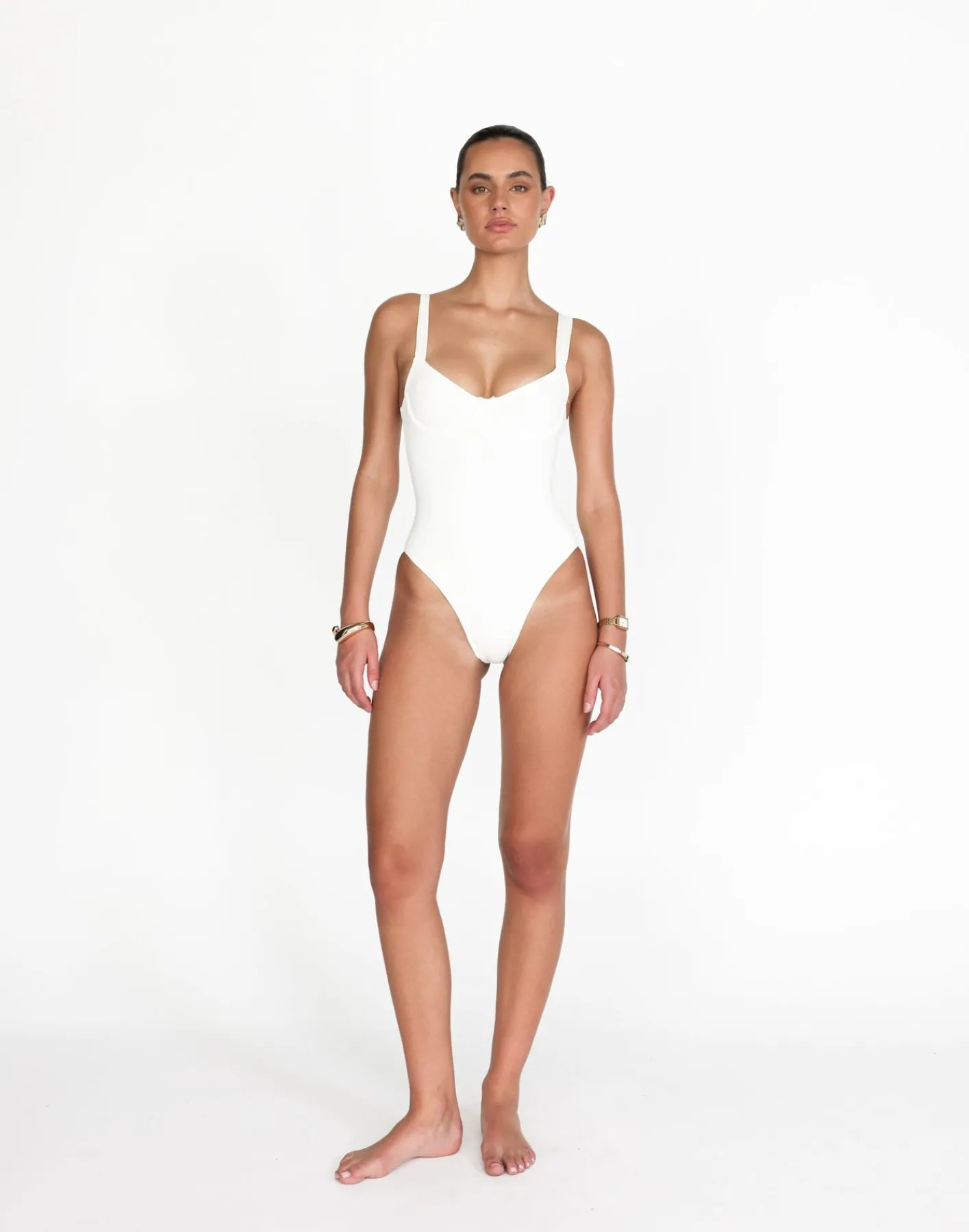 Salma One Piece (Pearl)*CHARCOAL New