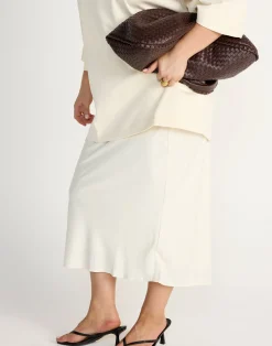 Samara Midi Skirt (Cream)*CHARCOAL CLOTHING New