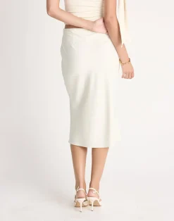 Samara Midi Skirt (Cream)*CHARCOAL CLOTHING New