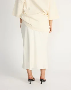 Samara Midi Skirt (Cream)*CHARCOAL CLOTHING New