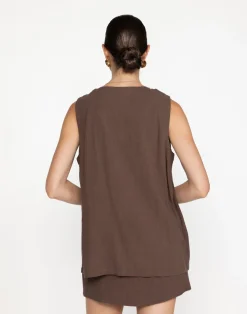 Sandra Mini Skirt (Cocoa)*CHARCOAL Discount