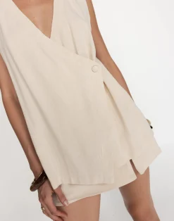 Sandra Mini Skirt (Latte)*CHARCOAL Hot