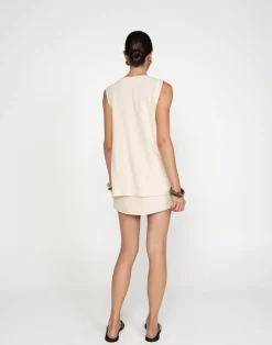 Sandra Mini Skirt (Latte)*CHARCOAL Hot