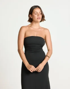 Sarie Maxi Dress (Black)*CHARCOAL Hot