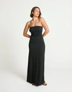 Sarie Maxi Dress (Black)*CHARCOAL Hot