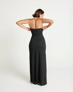 Sarie Maxi Dress (Black)*CHARCOAL Hot
