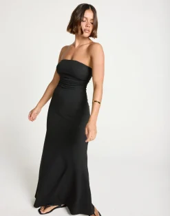 Sarie Maxi Dress (Black)*CHARCOAL Hot