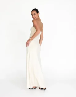 Sarie Maxi Dress (Oat)*CHARCOAL Sale