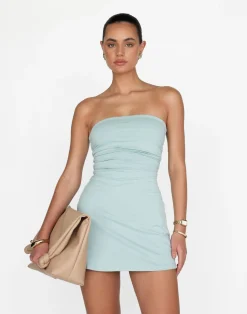 Sarie Mini Dress (Azure)*CHARCOAL New