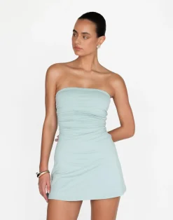 Sarie Mini Dress (Azure)*CHARCOAL New