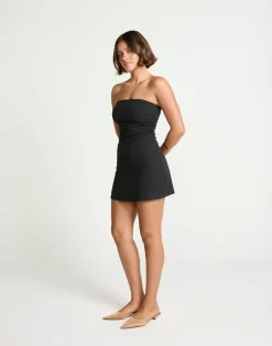 Sarie Mini Dress (Black)*CHARCOAL Best