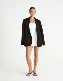 Sarie Mini Dress (White)*CHARCOAL Clearance