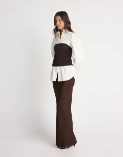 Sarie Top (Chocolate)*CHARCOAL CLOTHING Fashion