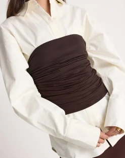 Sarie Top (Chocolate)*CHARCOAL CLOTHING Fashion