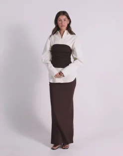 Sarie Top (Chocolate)*CHARCOAL CLOTHING Fashion