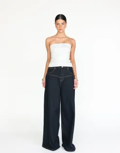 Sarie Top (White)*CHARCOAL Discount