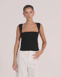 Schaffer Top (Black)*CHARCOAL CLOTHING Hot