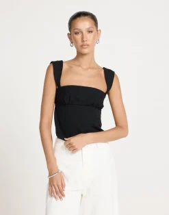 Schaffer Top (Black)*CHARCOAL CLOTHING Hot