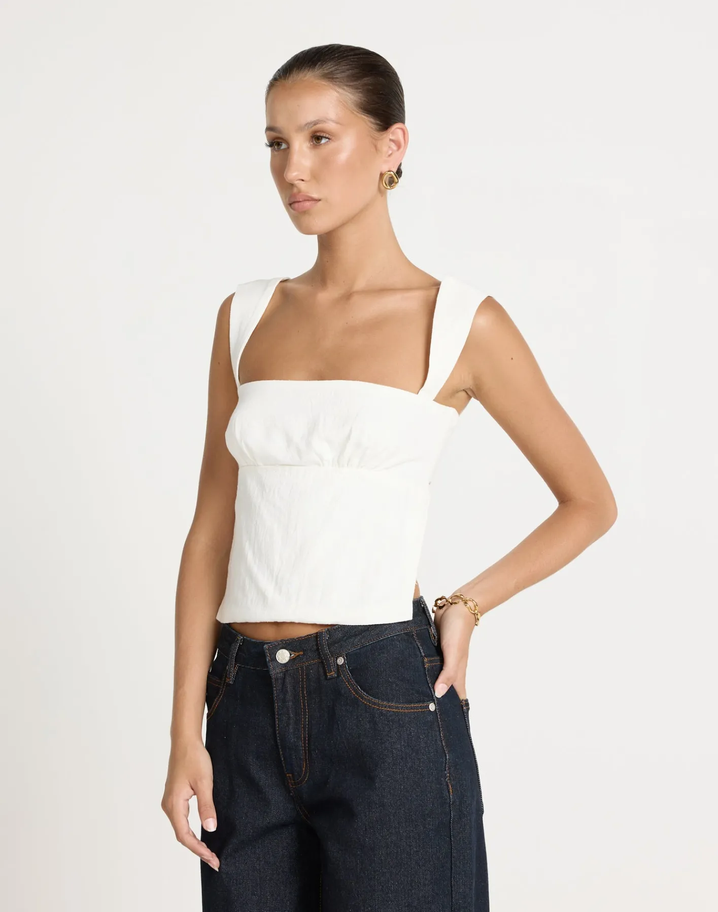 Schaffer Top (White)*CHARCOAL CLOTHING Discount