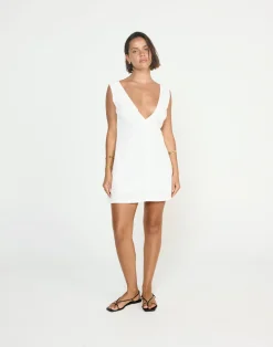 Seascape Mini Dress (White)*CHARCOAL CLOTHING Best