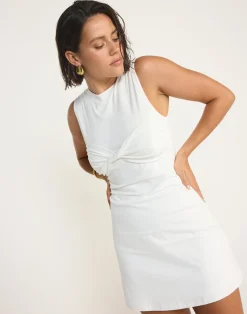 Seaside Mini Dress (White)*CHARCOAL CLOTHING New