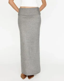 Seline Maxi Skirt (Slate)*CHARCOAL Sale