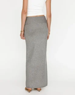 Seline Maxi Skirt (Slate)*CHARCOAL Sale