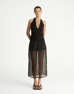 Shai Top (Black)*CHARCOAL New