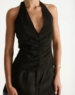 Shai Top (Black)*CHARCOAL New