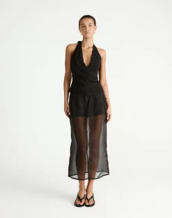 Shai Top (Black)*CHARCOAL New
