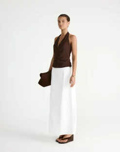 Shai Top (Chocolate)*CHARCOAL Sale