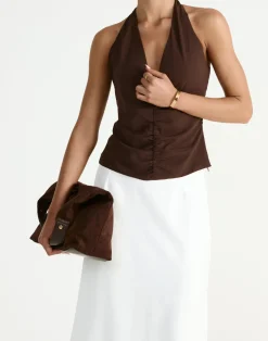 Shai Top (Chocolate)*CHARCOAL Sale