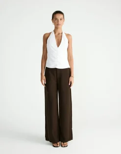 Shai Top (Off White)*CHARCOAL Hot