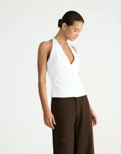 Shai Top (Off White)*CHARCOAL Hot